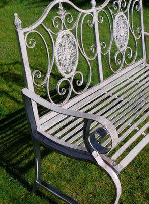 Hampstead Antique Grey Garden Bench