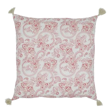 Chic Rose Paisley Cushion