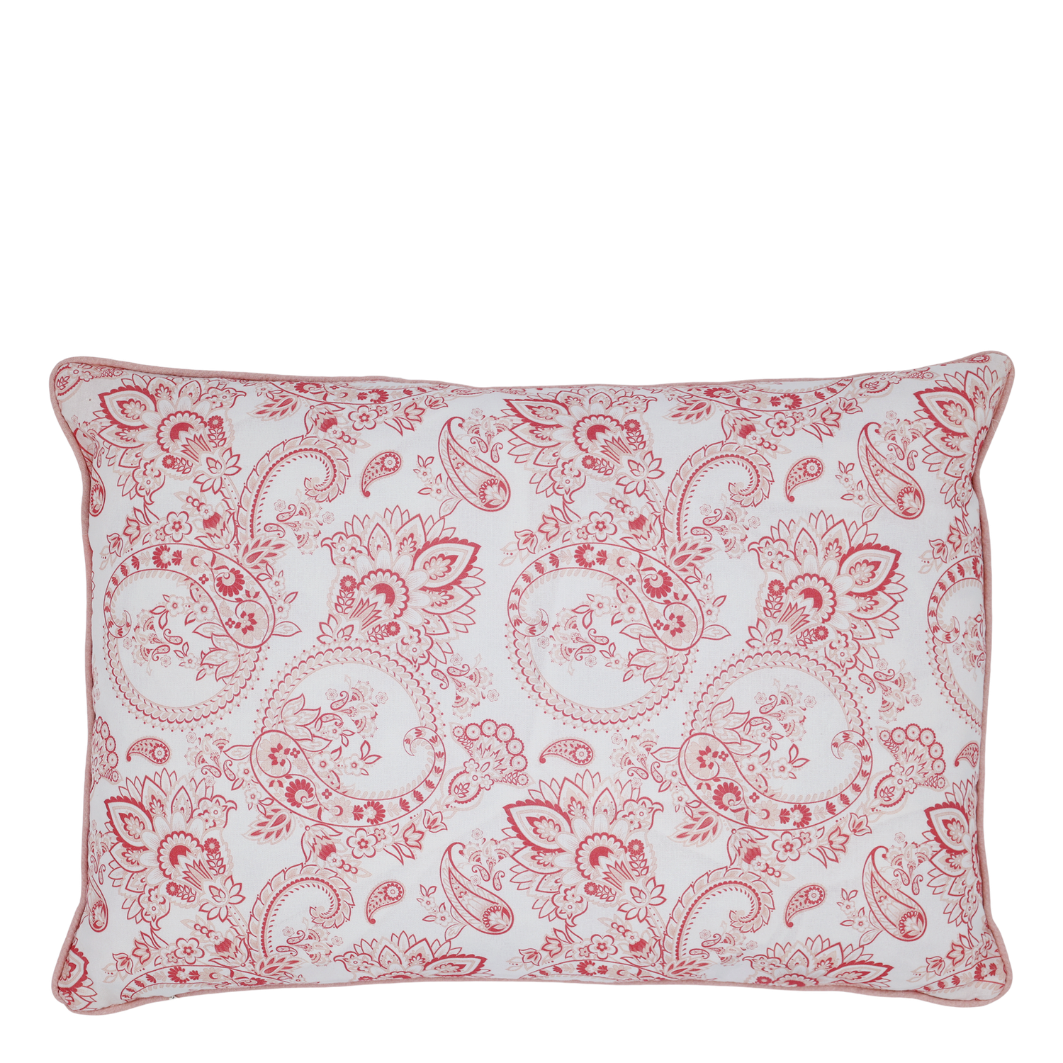 Chic Rose Paisley Rectangular Cushion