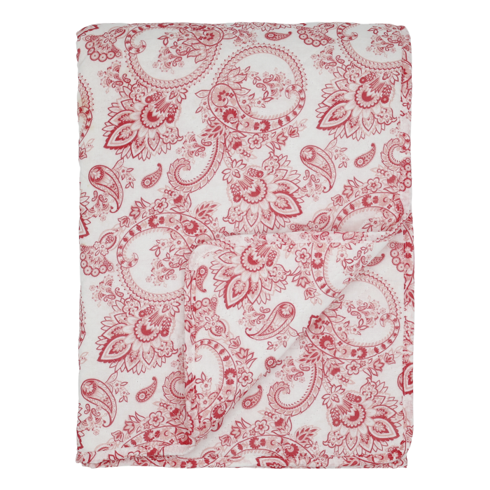 Chic Quilted Blanket - Rose Paisley Chic Rose Paisley Quilt