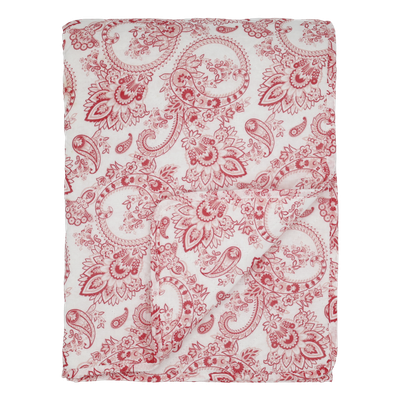 Chic Quilted Blanket - Rose Paisley Chic Rose Paisley Quilt