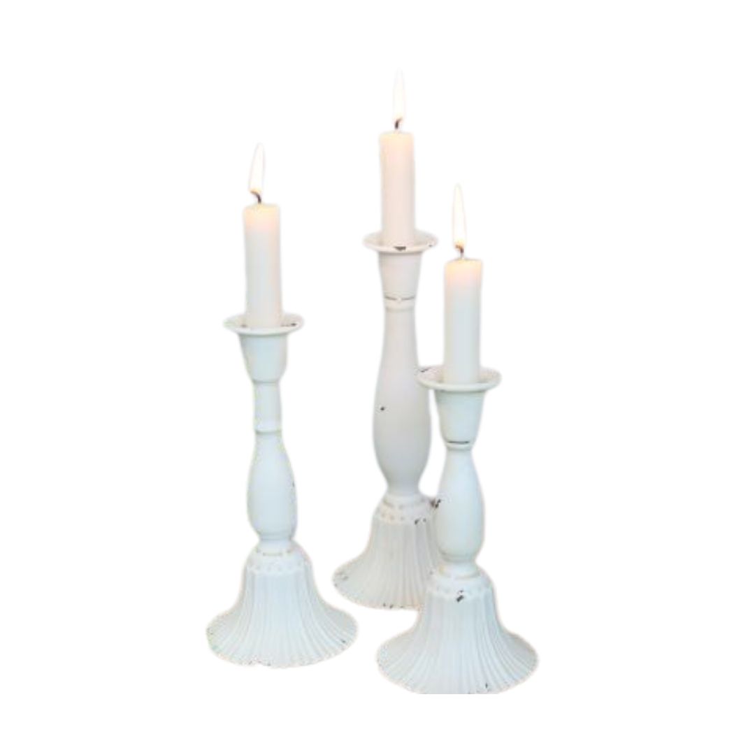 Lilian Set of Three Candlesticks