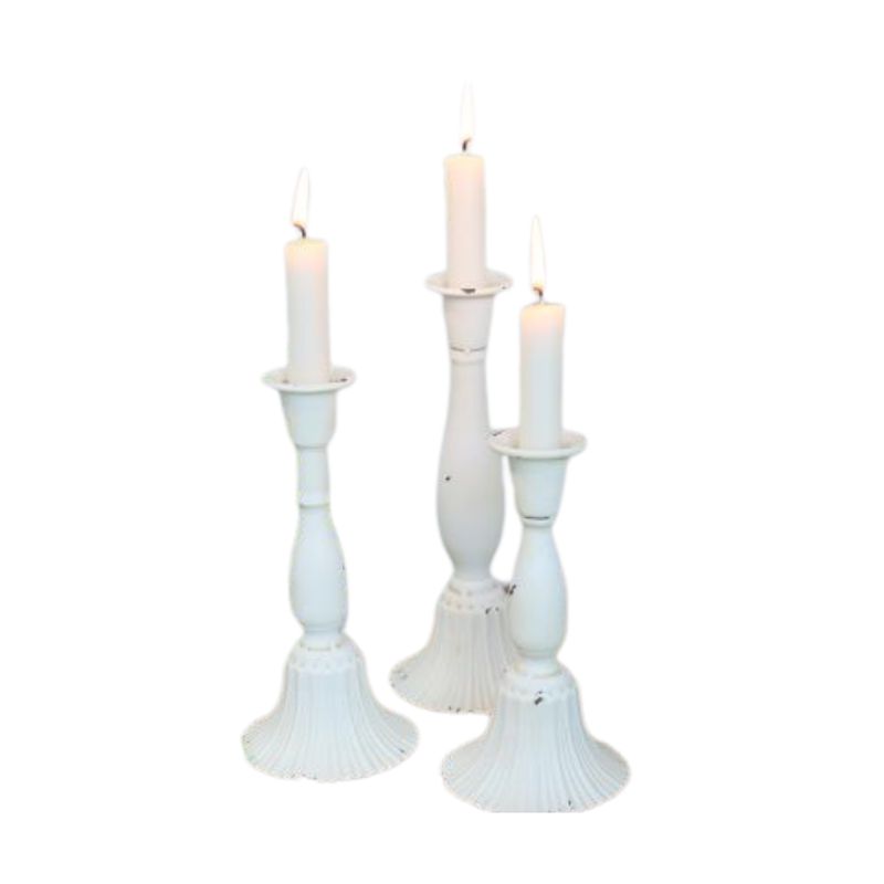 Lilian Set of Three Candlesticks