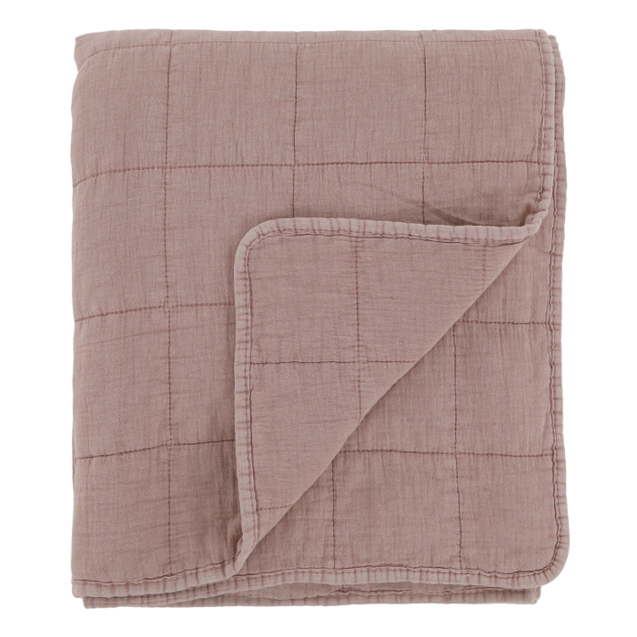 Chic Quilted Blanket - Taupe