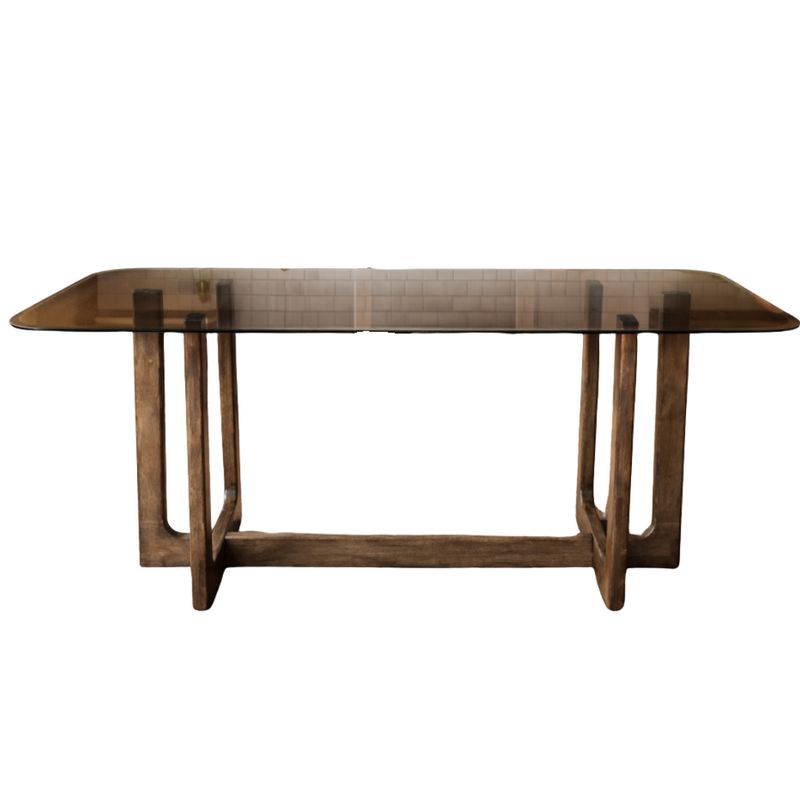 Gorey Glass Top Dining Table