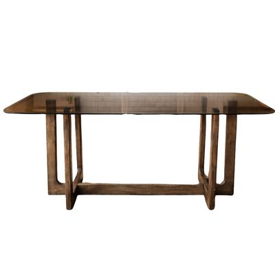 Gorey Glass Top Dining Table