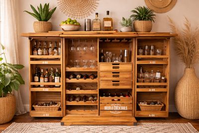 Dortmund Bar Cabinet
