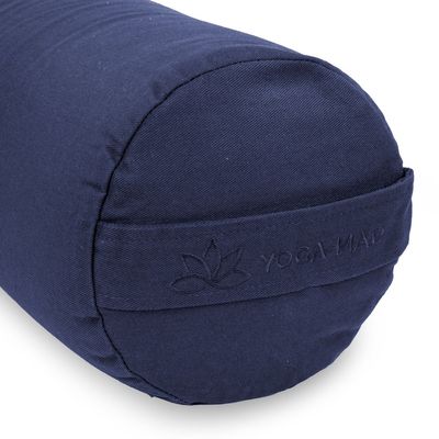Yoga-Mad Buckwheat Yoga Bolster Navy