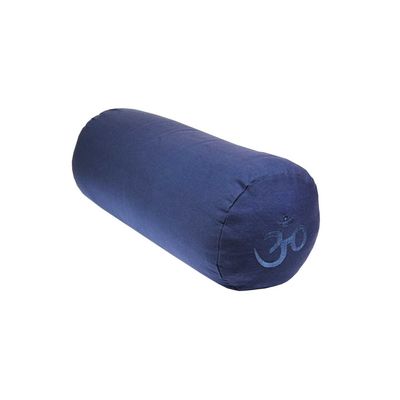 Yoga-Mad Buckwheat Yoga Bolster Navy