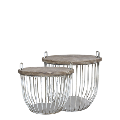 Harbour Coffee Tables - Set of Two - Antique White Harbour Coffee Tables - Set of Two - Antique White