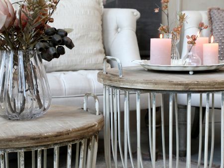 Harbour Coffee Tables - Set of Two - Antique White