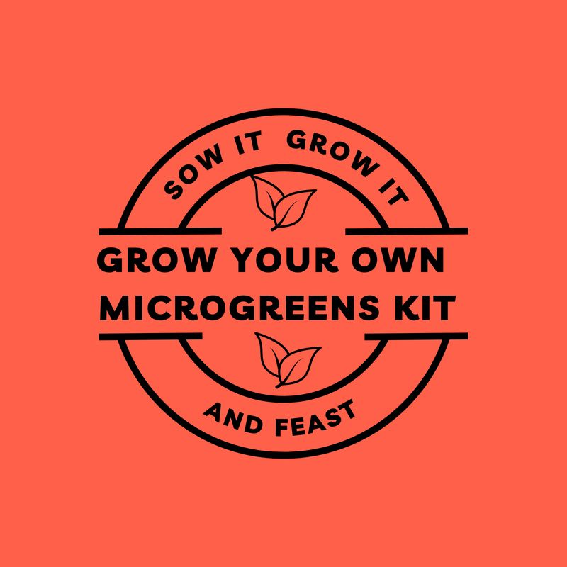 Sow It, Grow It and Feast! Grow Your Own Microgreens Kit Grow Your Own Microgreens Kit