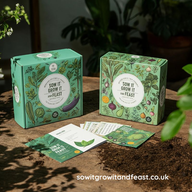 Sow It Grow It and Feast Packaging