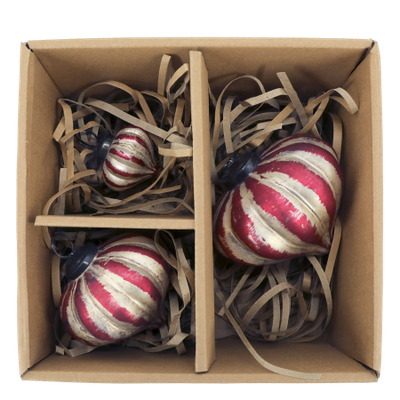 Twelfth Night Champagne & Cherry Baubles – Lantern. Small, Medium and Large