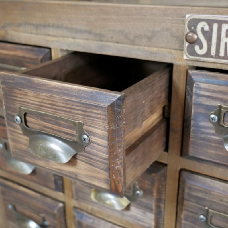 Siringo Road Storage Cabinet.  multi drawer and hidden cupboard wooden cabinet