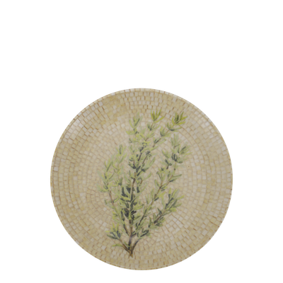 Chartres Herb Mosaic Plates – Set of Four