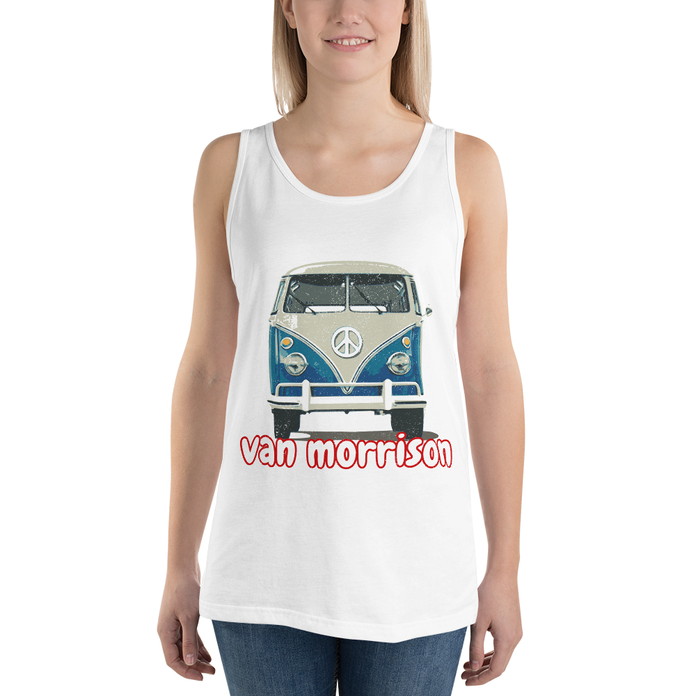 ►A Van Called Morrison.  Vintage Surfer and Camper Van. Van Life◄ Unisex Tank Top