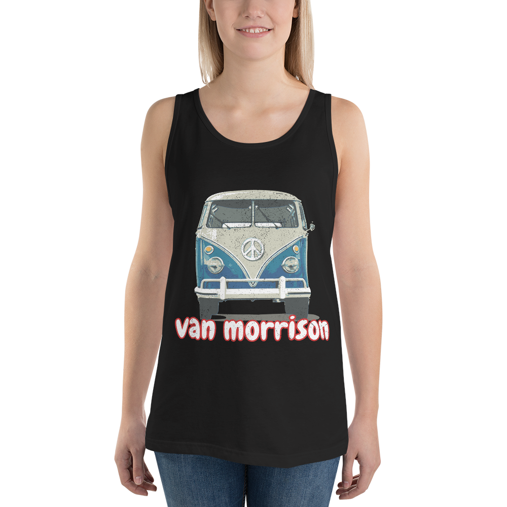 ►A Van Called Morrison.  Vintage Surfer and Camper Van. Van Life◄ Unisex Tank Top