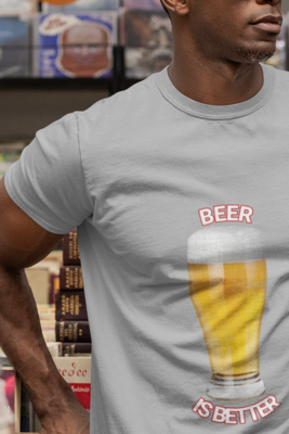 ♥Beer Is Better♥. That Is All. Nothing More To Say. BEER.
Short-Sleeve Unisex T-Shirt