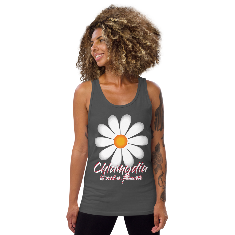 •Chlamydia Is Not a Flower•
Unisex Tank Top copy