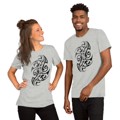 •Traditional and Authentic Maori Tribal Tattoo. New Zealand•
Short-Sleeve Unisex T-Shirt. (Front Print)