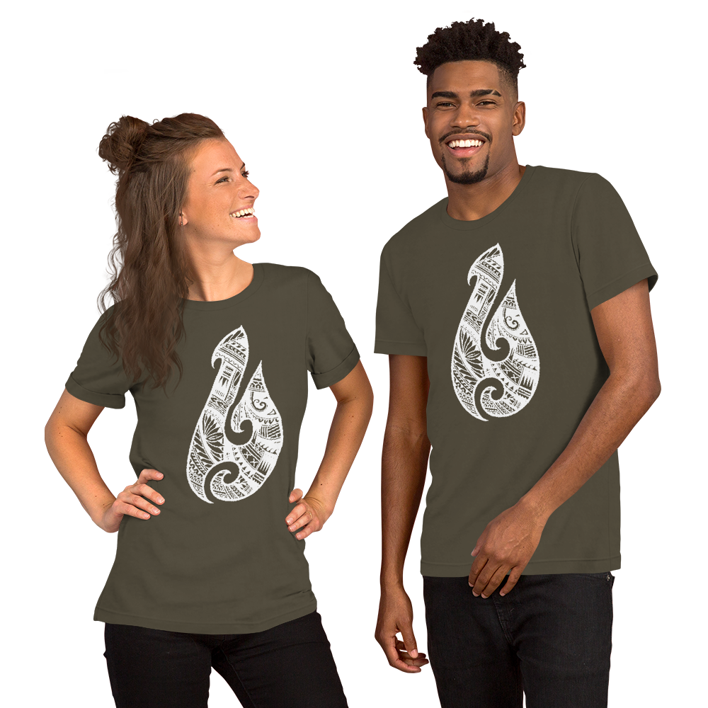 •Traditional and Authentic Maori Tribal Tattoo. New Zealand•
Short-Sleeve Unisex T-Shirt