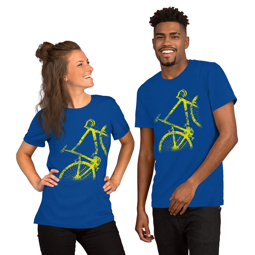 Bicycle Lovers Retro Vintage Cycling Bike• Short-Sleeve Unisex T-Shirt