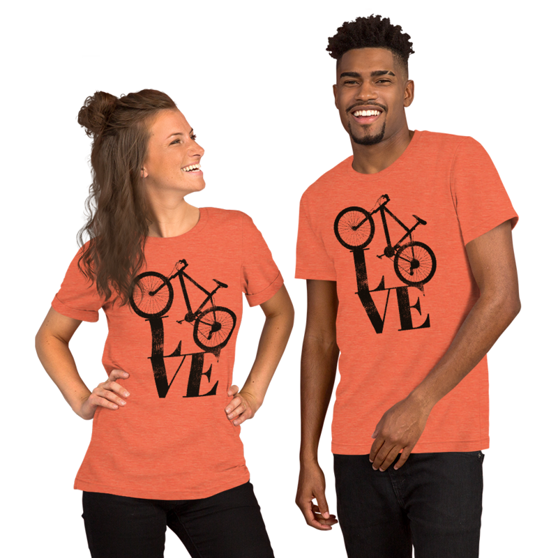 ♥Bicycle Lover&#39;s Love Bike♥ Retro Vintage Cycling Bike♥
Short-Sleeve Unisex T-Shirt.