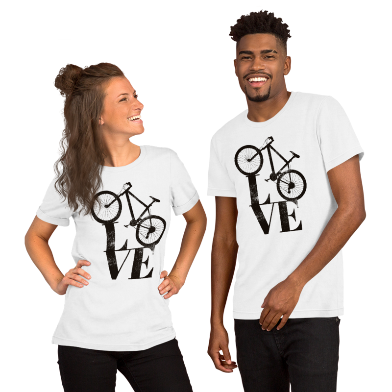 ♥Bicycle Lover&#39;s Love Bike♥ Retro Vintage Cycling Bike♥
Short-Sleeve Unisex T-Shirt.