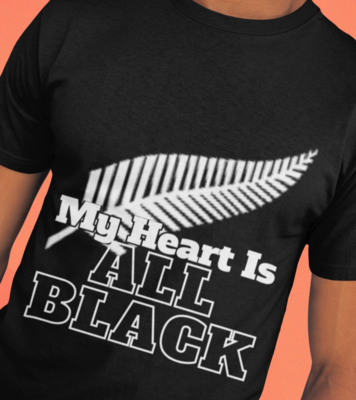 My Heart Is All Black - Unisex T-Shirt.