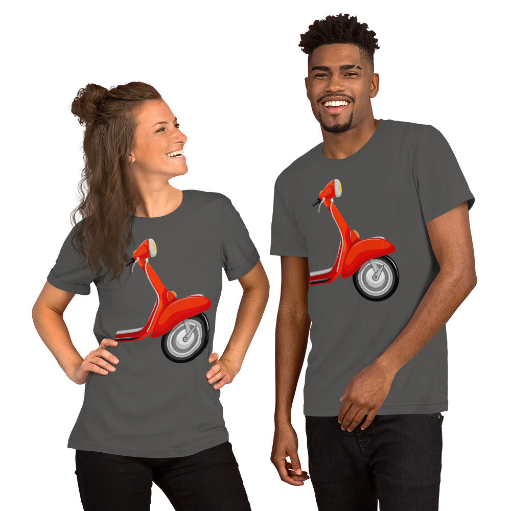 ♥Life Is Better When You Ride A Red Motor Scooter♥ - Unisex t-shirt