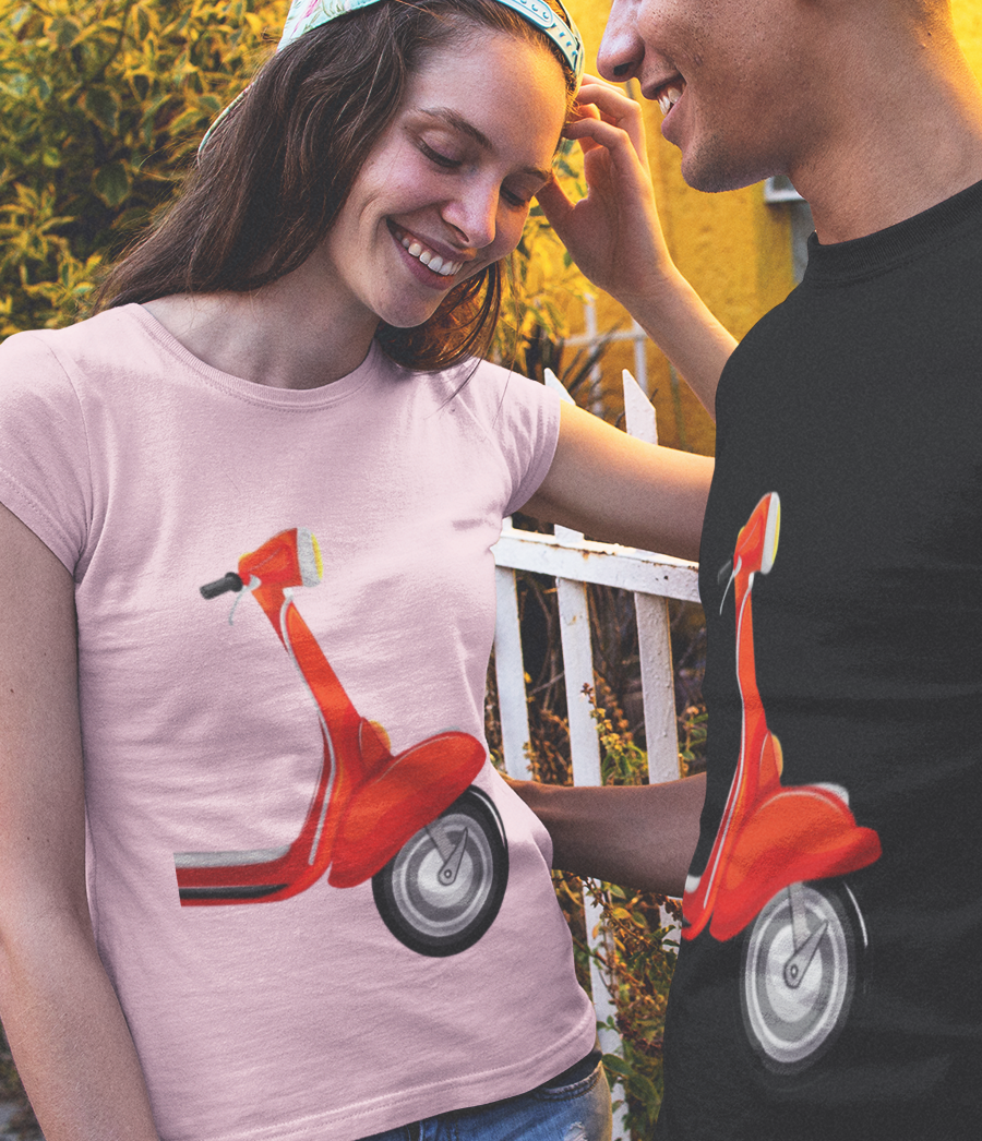 ♥Life Is Better When You Ride A Red Motor Scooter♥ - Unisex t-shirt