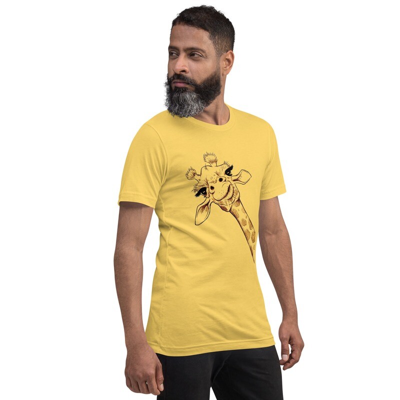 Cute Graphic Funny Giraffe. Unisex t-shirt