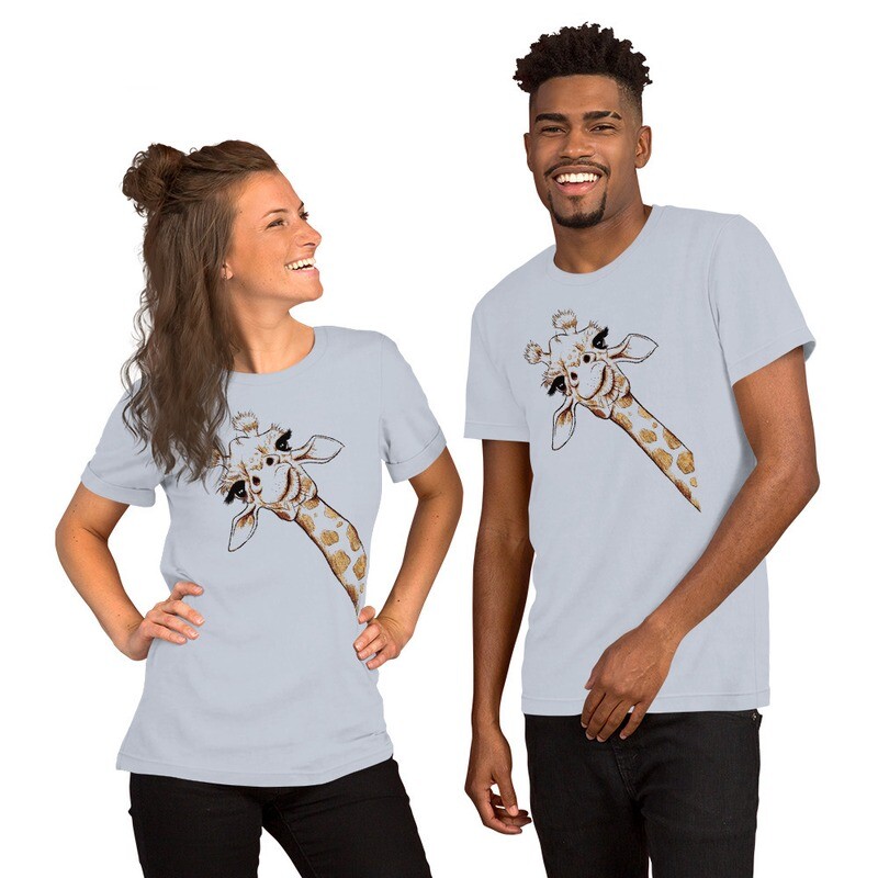 ☺Cute Graphic Funny Giraffe☺
Unisex t-shirt.