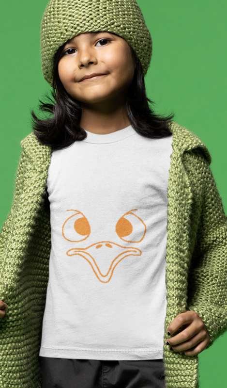 ☻Ostrich Face. Goofy and Funny☻
 Unisex t-shirt