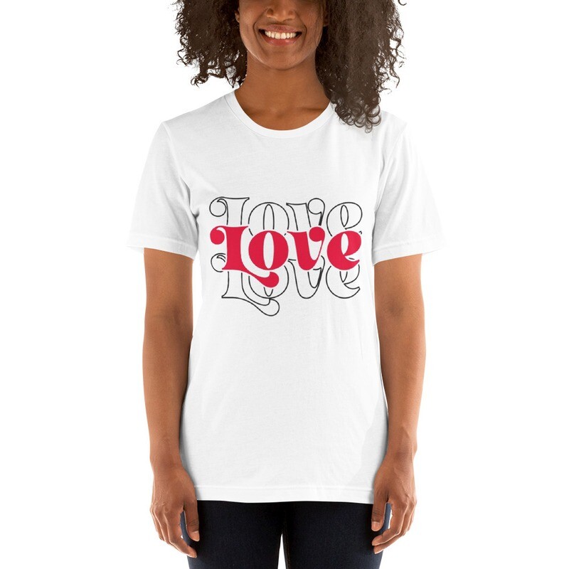 ♥ AMOUR, AMOUR, AMOUR ♥ - T-shirt unisexe