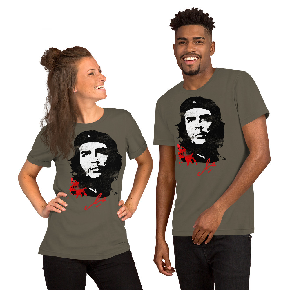 Che Guevara Guerrillero Heroico short-sleeve charcoal grey T-shirt –
