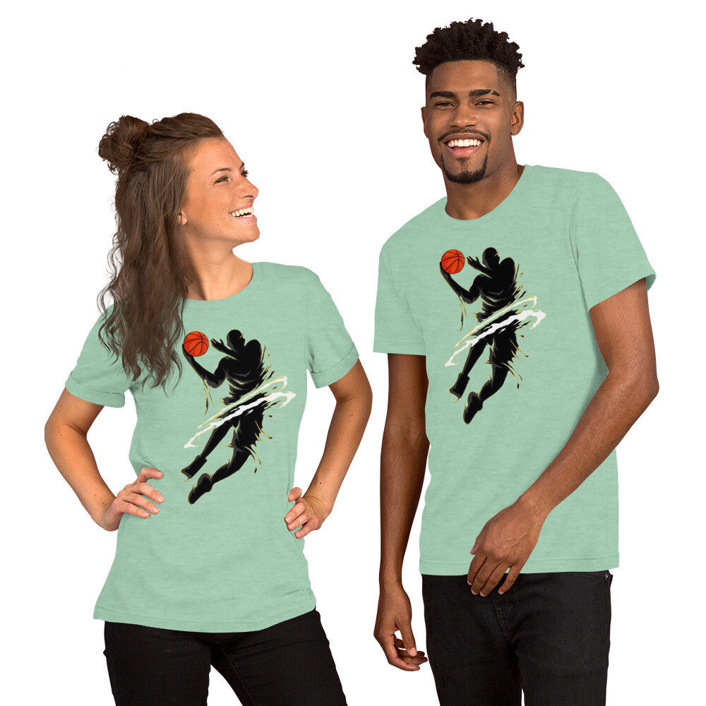 ♥BASKETBALL. I LOVE THIS GAME♥ - Unisex t-shirt