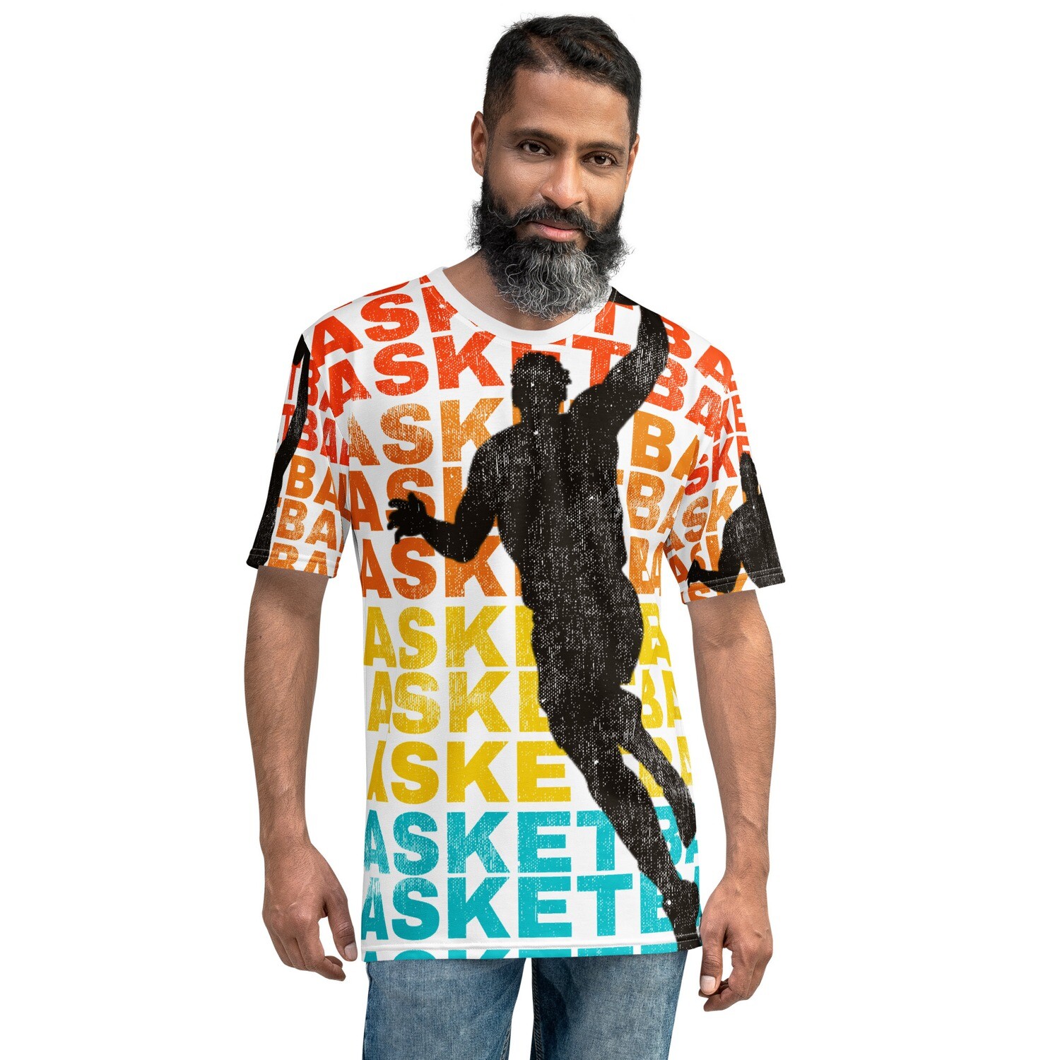 ♥BASKETBALL. I LOVE THIS GAME♥ - All-over Print Uni-sex t-shirt, Size: XS