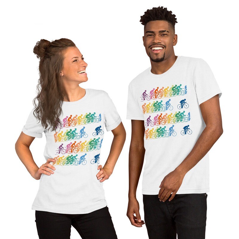 Racing Cyclists - Unisex t-shirt