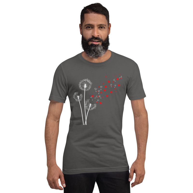 DANDELIONS and HEARTS Unisex T- Shirt