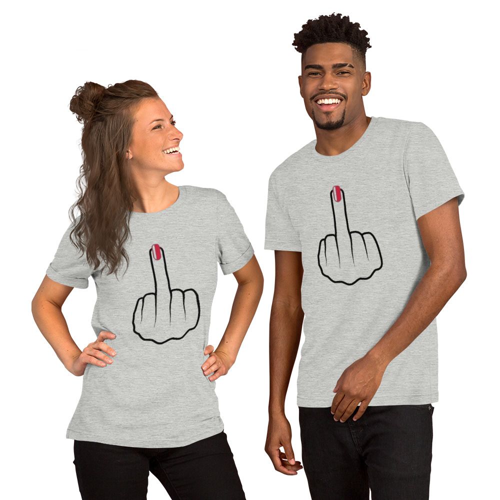 THE MIDDLE FINGER SALUTE Unisex T-Shirt