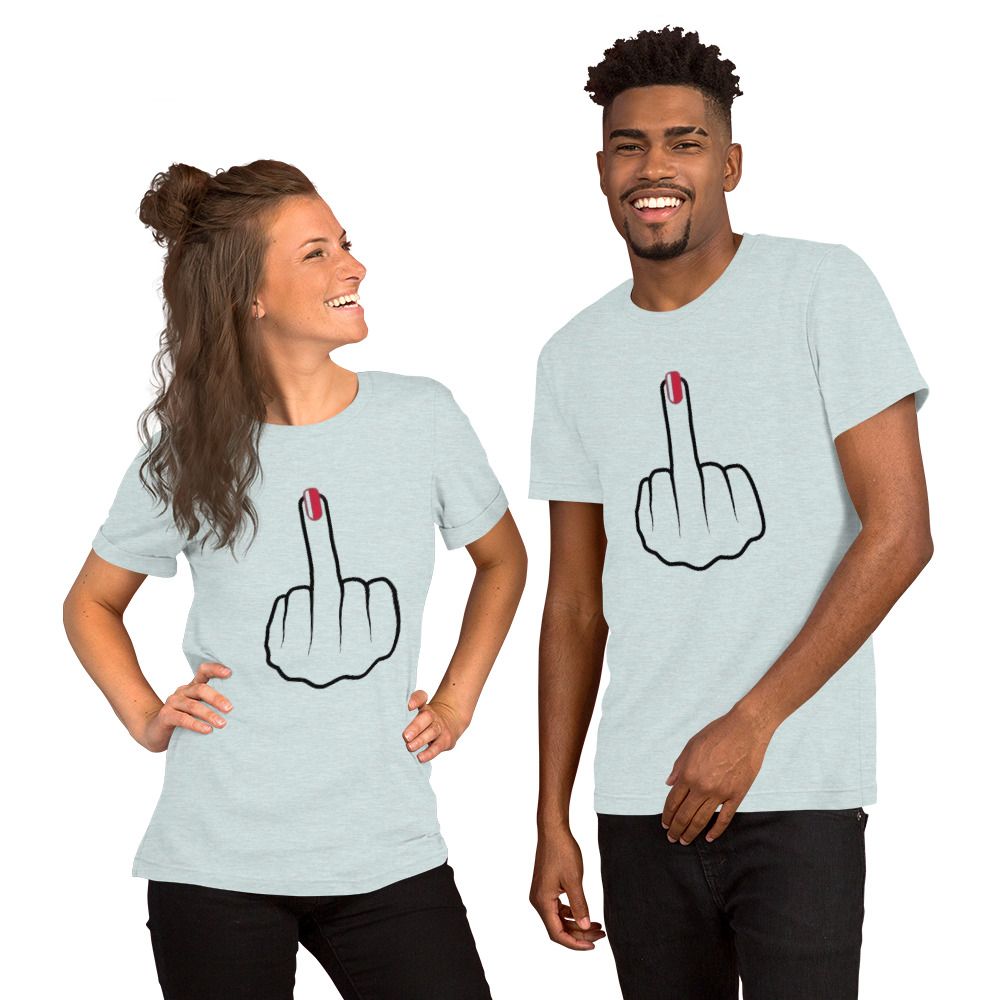 THE MIDDLE FINGER SALUTE Unisex T-Shirt