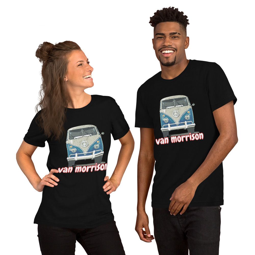 ►A Van Called Morrison. Vintage Surfer and Camper Van. Van Life◄ Unisex T-Shirt with FREE SHIPPING.