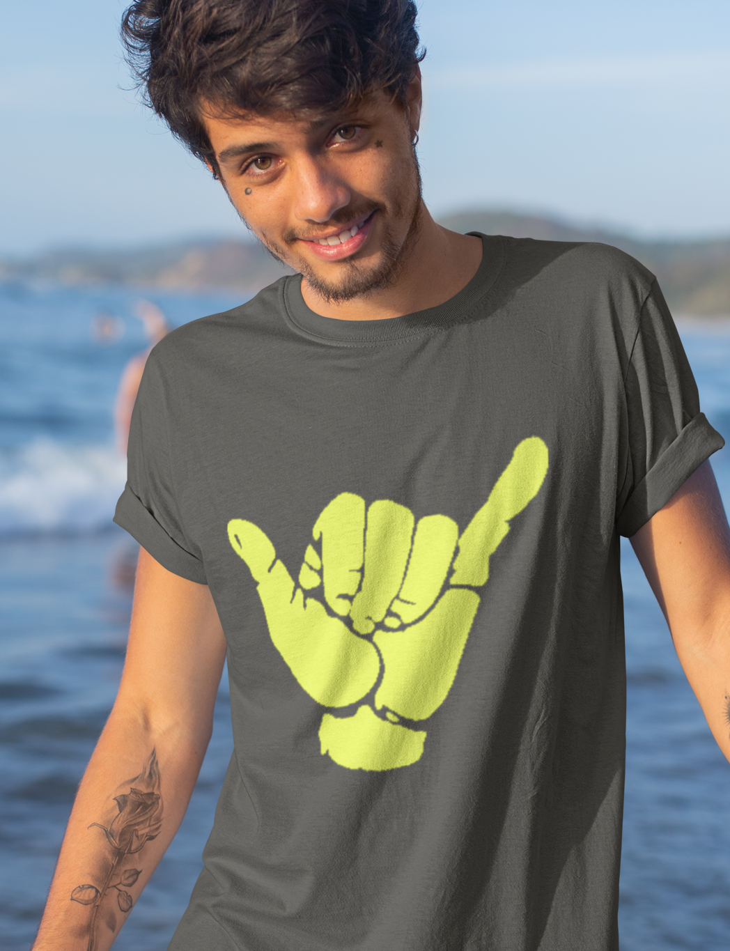 Onda del surfista. Maglietta unisex. SPEDIZIONE GRATUITA.