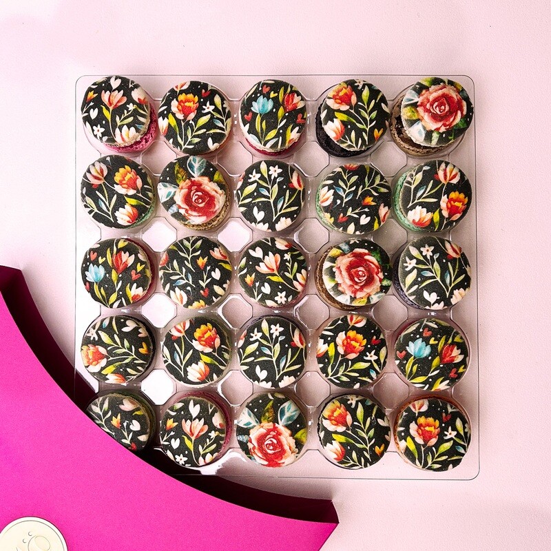 25er Blumenbox black