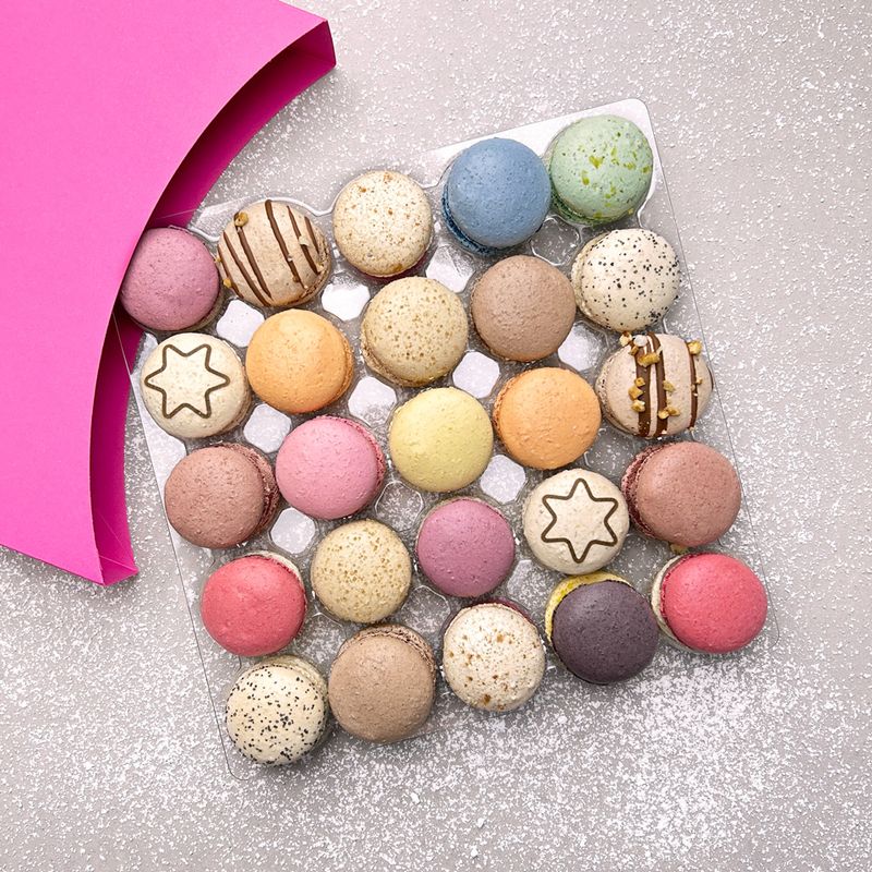 25 Makrönchen Winter Mix