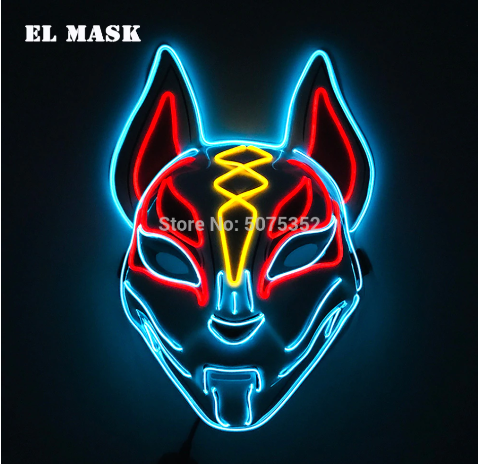 LED Fox Mask