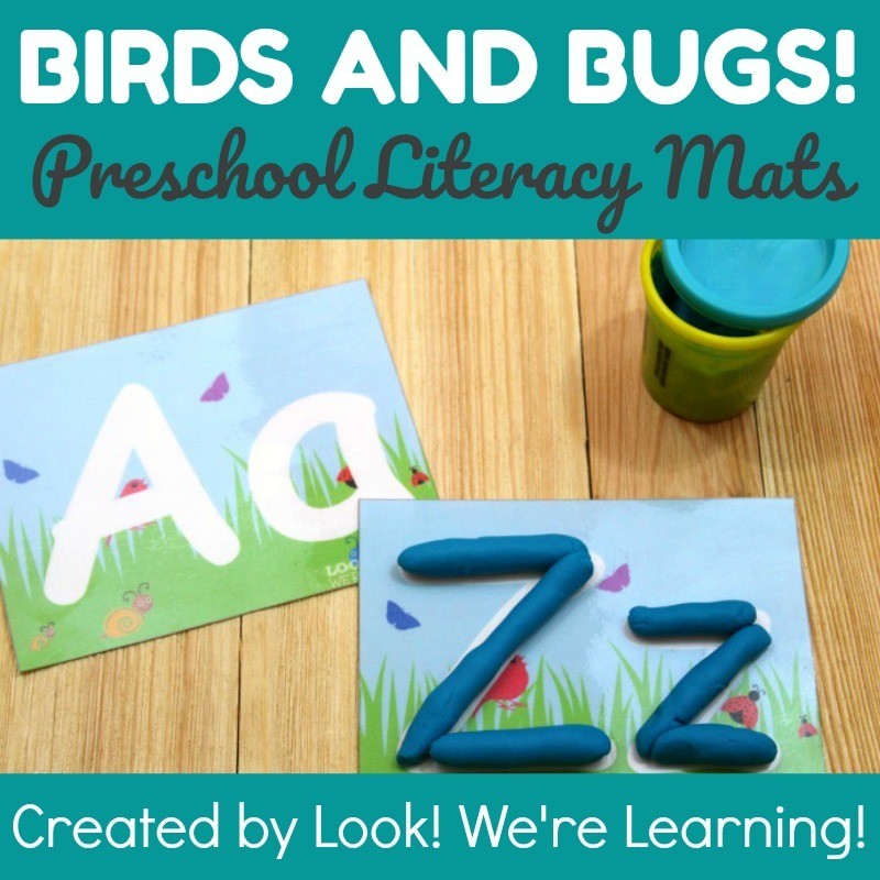 Birds and Bugs Spring Playdough Mats Birds and Bugs Spring Playdough Mats