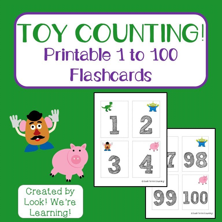 Toy Friends Counting to 100 Flashcards Toy Friends Counting to 100 Flashcards